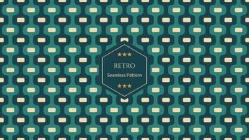 Retro Seamless Pattern. Aesthetic Style. Abstract Background vector