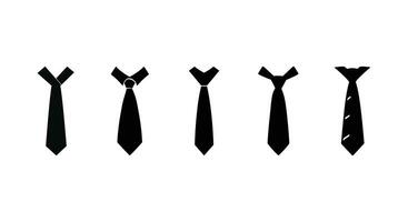 Elegance in Knots Sophisticated Necktie Vector