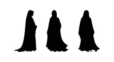 modestia en movimiento musulmán Moda vector