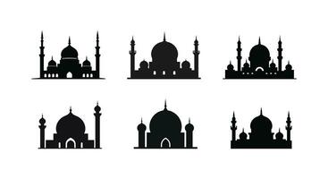 Graceful Mosque Architecture Vector Art