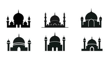 Mosque Shadows Artistry in Simplicity vector