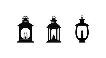 Timeless Lantern Silhouettes vector