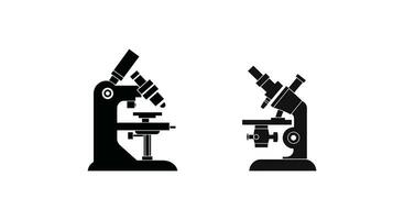 Lens of Discovery Microscope Shadows vector