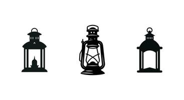 Intricate Lantern Shadows vector