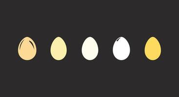 Colorful Egg Graphics for Projects vector