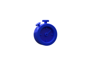 unique 3d rendering cute icon timer.Trendy and modern in 3d style. png