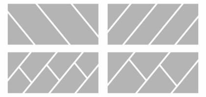 Pictures or photos frame collage abstract photo frames and digital photo wall template vector