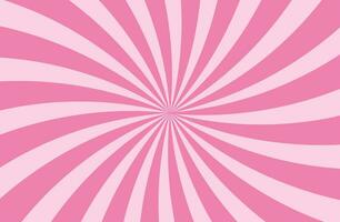 Background in the form of a pink spiral. Pink twirl sunburst pattern abstract background. Pink candy pattern. flat style. vector