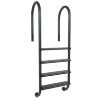 a black ladder with four steps on it png