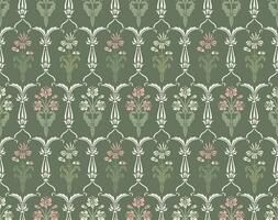 Traditional Indian colorful floral pattern design for textile and digital Print. vector