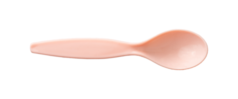 pink spoon for baby isolated png