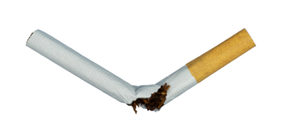 de breken sigaret geïsoleerd. gezond concept element png