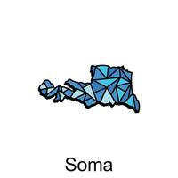 Map City of Soma design, High detailed vector map - Japan Vector Design Template, suitable for your company