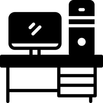 solid icon for pc vector