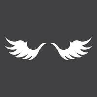 Wings bird icon and symbol vector template