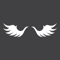 Wings bird icon and symbol vector template