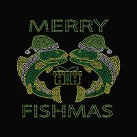 Merry Fishmas 5 vector