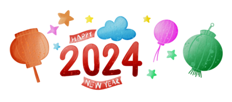 feliz año nuevo 2024 png