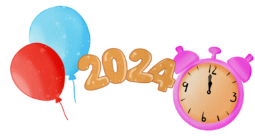 feliz año nuevo 2024 png