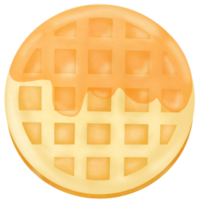 a waffle lanche png