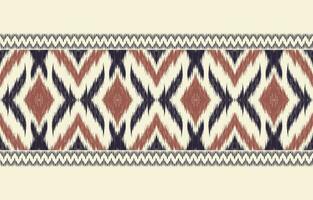 Ethnic abstract ikat art. Aztec ornament print. geometric ethnic pattern seamless  color oriental.  Design for background ,curtain, carpet, wallpaper, clothing, wrapping, Batik, vector illustration.