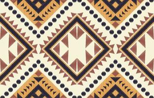 Ethnic abstract ikat art. Aztec ornament print. geometric ethnic pattern seamless  color oriental.  Design for background ,curtain, carpet, wallpaper, clothing, wrapping, Batik, vector illustration.