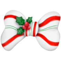 Bow holly berries Christmas png