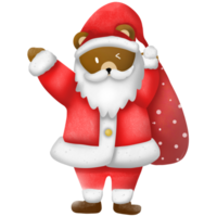 Teddy Bär Santa Klausel png