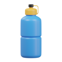 water fles icoon 3d geven illustratie png