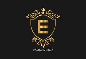 latter E natural and organic logo modern design. Natural logo for branding, corporate identity and business card vector