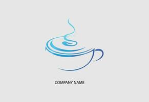 Coffee cup Logo coffee shop vector icon design Free Vector