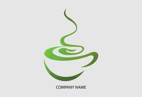 café taza logo café tienda vector icono diseño gratis vector