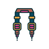 camera strap filled color icon. vector icon for your website, mobile, presentation, and logo design.