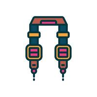 camera strap filled color icon. vector icon for your website, mobile, presentation, and logo design.