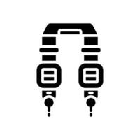 camera strap glyph icon. vector icon for your website, mobile, presentation, and logo design.