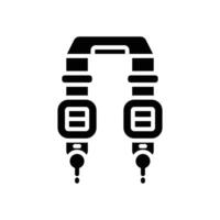 camera strap glyph icon. vector icon for your website, mobile, presentation, and logo design.