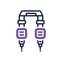 camera strap dual tone icon. vector icon for your website, mobile, presentation, and logo design.