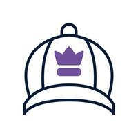 cap dual tone icon. vector icon for your website, mobile, presentation, and logo design.