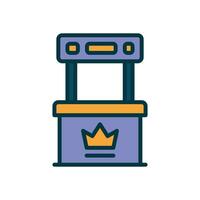 booth store filled color icon. vector icon for your website, mobile, presentation, and logo design.