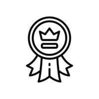 brand medal line icon. vector icon for your website, mobile, presentation, and logo design.