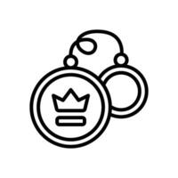 keychain line icon. vector icon for your website, mobile, presentation, and logo design.