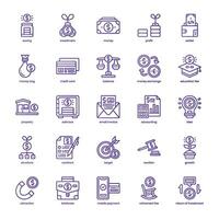 Saving and Investment icon pack for your website design, logo, app, and user interface. Saving and Investment icon basic line gradient design. Vector graphics illustration and editable stroke.