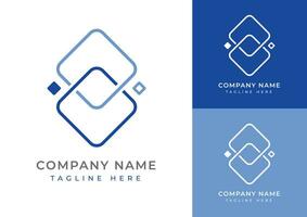 plantilla de logotipo de empresa abstracta vector