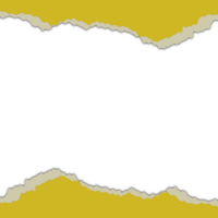 yellow torn paper with space for text. png