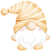 gnome porte une chapeau png