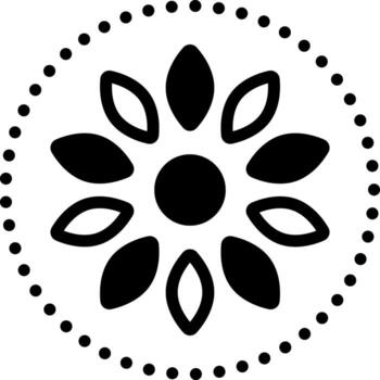 solid icon for outlined vector
