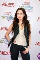 LOS ANGELES, OCT 24 - Elizabeth Gillies arrives at the Variety Power of Youth Event 2010 at Paramount Studios on October 24, 2010 in Los Angeles, CA photo