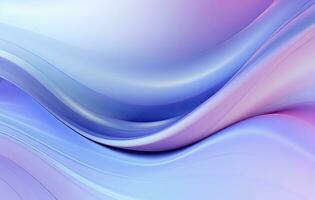 Abstract Liquid Flow Background in Blue and Purple with Light Sky-Blue Fabric Effects. AI Generated photo