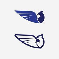 Wings logo vector icon symbol illustration design template