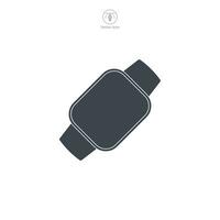 Smartwatch icon symbol vector illustration isolated on white background